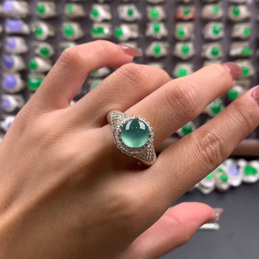 定制翡翠未镶嵌缅甸A货翡翠12.26