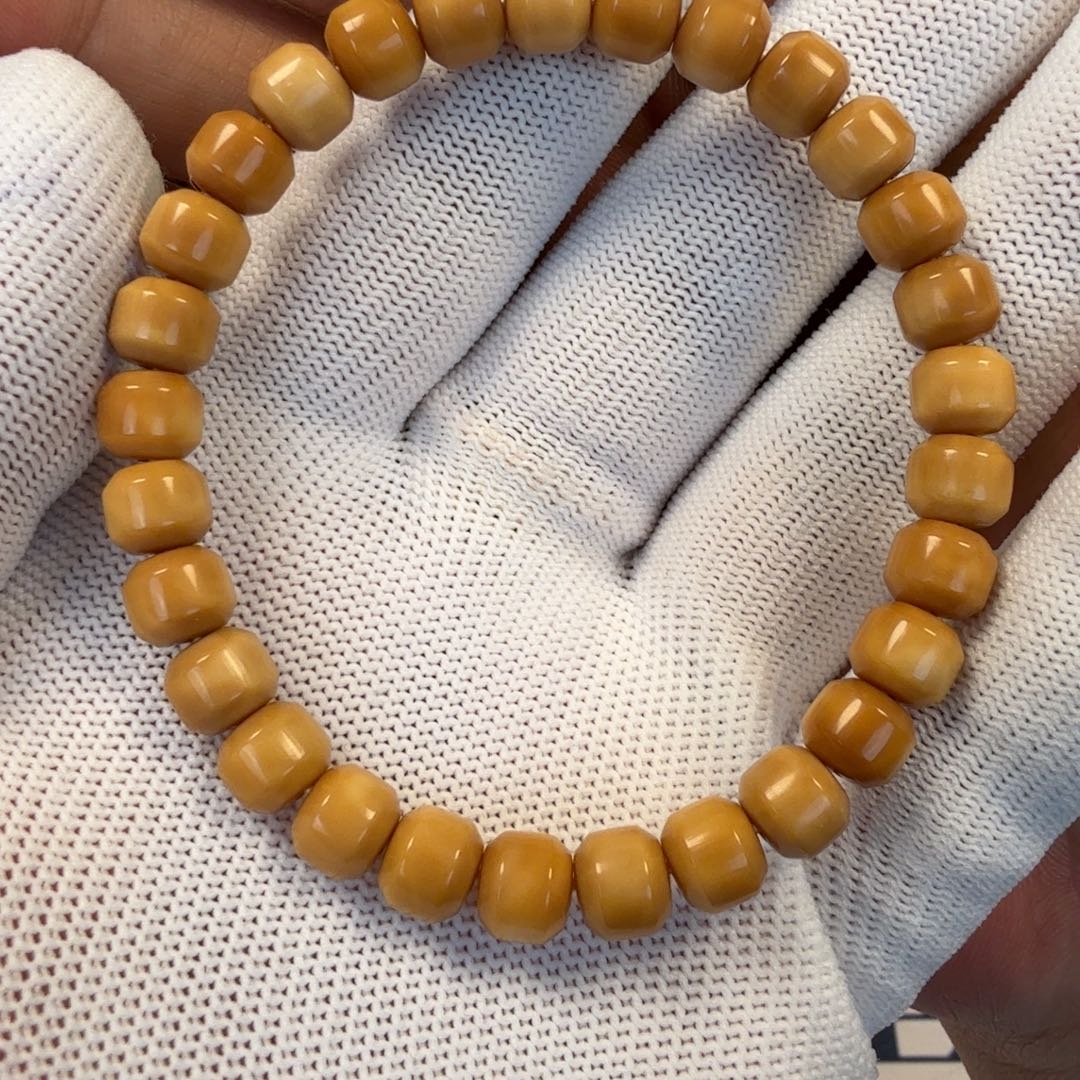 白玉菩提手串龙脊菩提手串