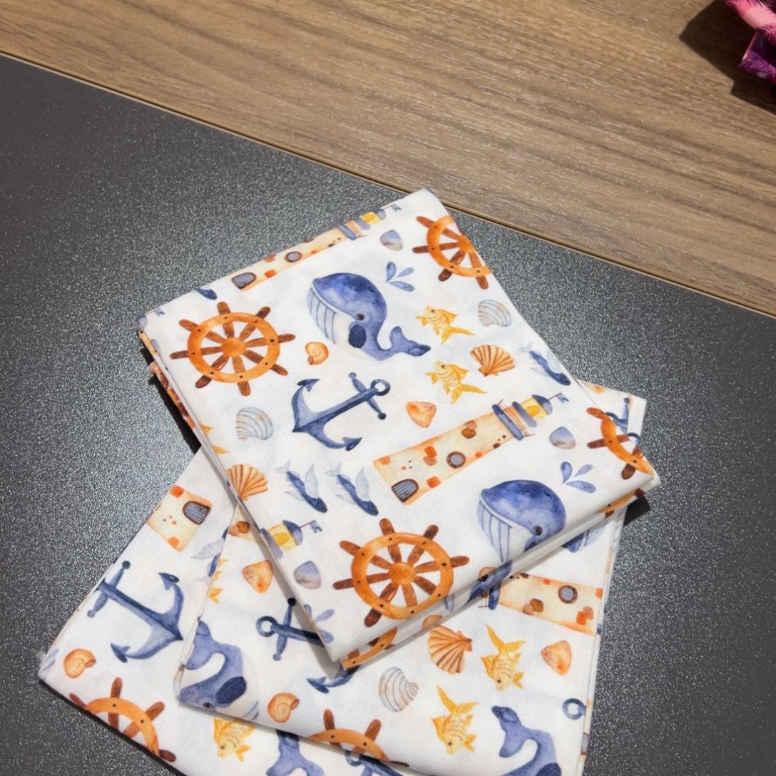 3片纯棉平布45.50一片果子布艺小块