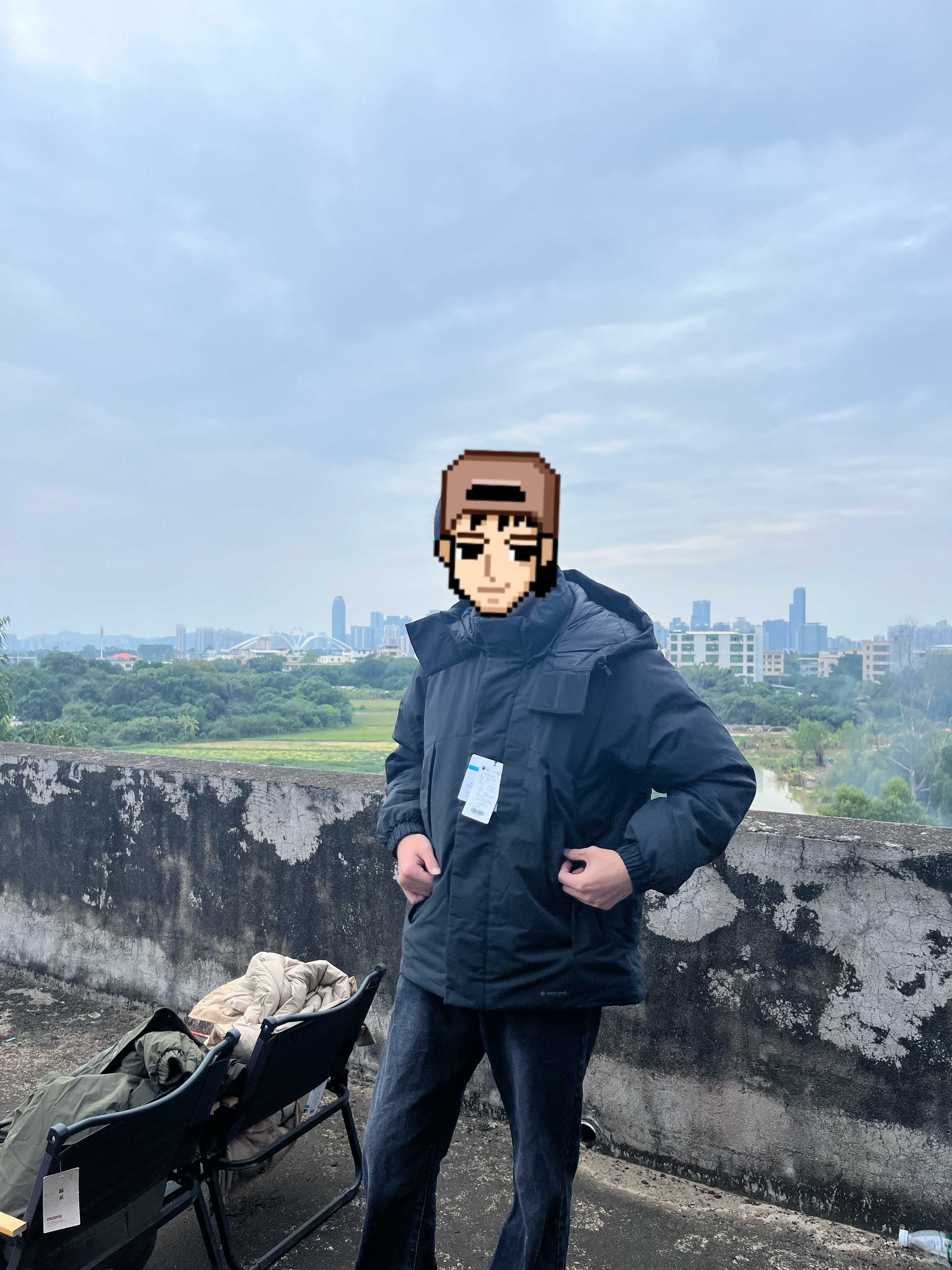 小雪男士防水羽绒服