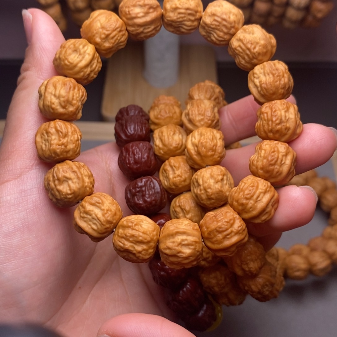 猴头核桃手串夜*金蟾蛤蟆头