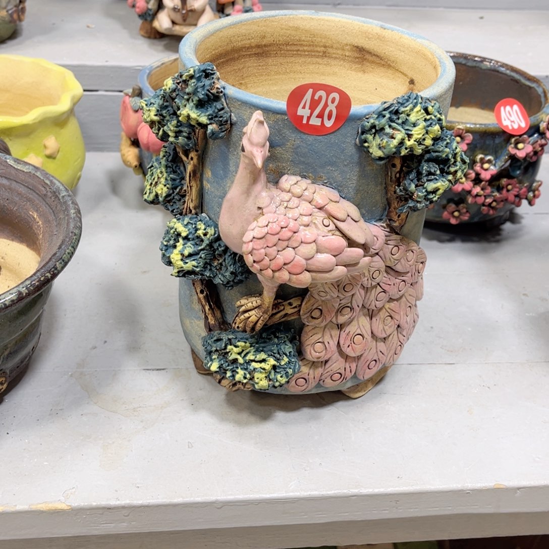 陶瓷魔****灵福利428 号陶然花盆