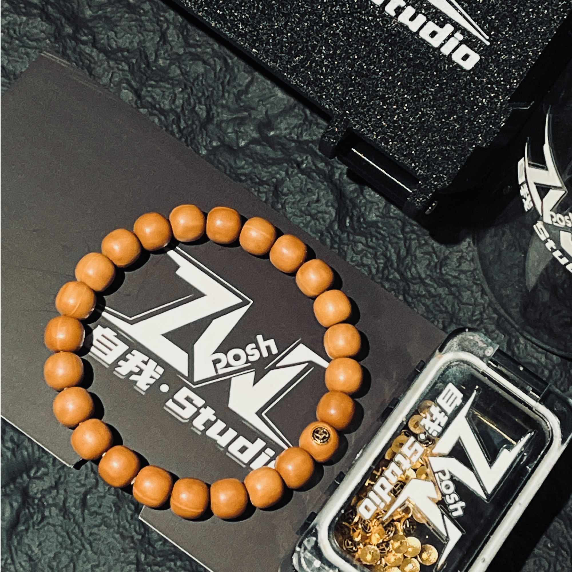 自我【老型】猴头雕刻手串