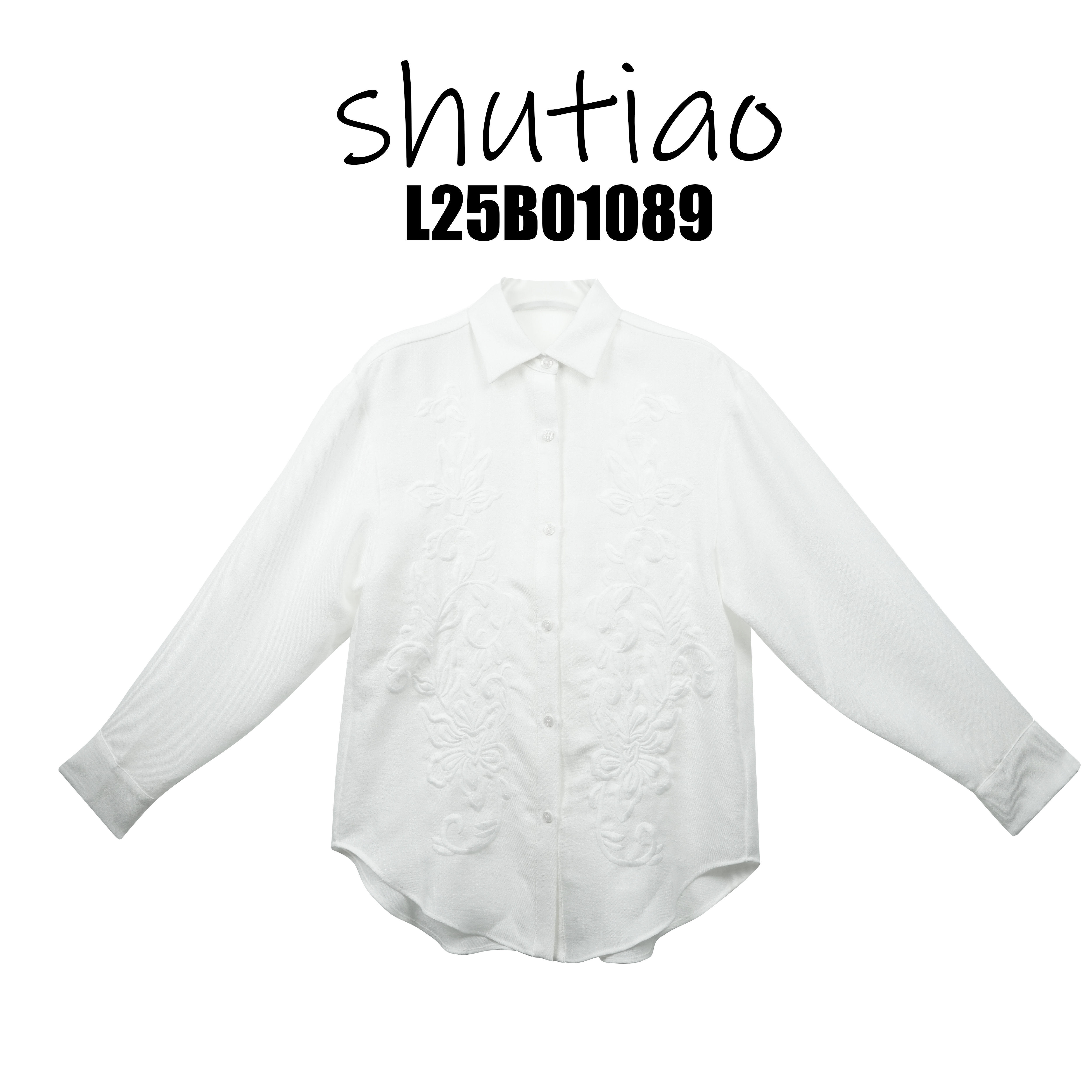 【SHUTIAO】2025春夏：新款小众设计款衬衫L25B01089