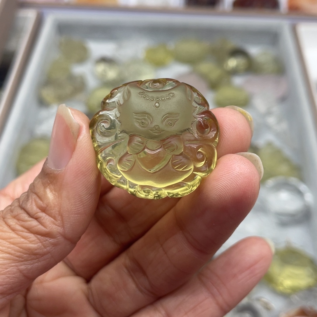 水晶吊坠(不含链)未镶嵌