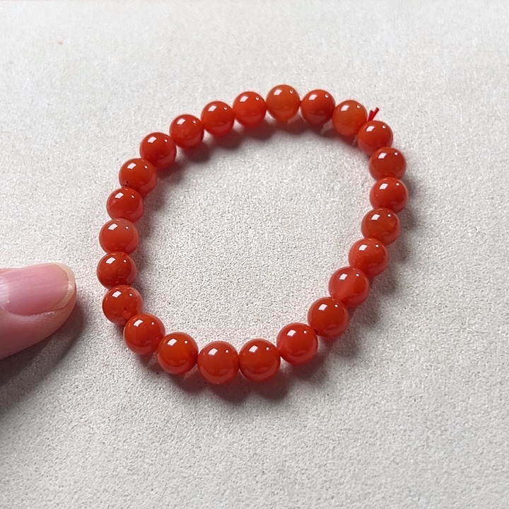 南红玛瑙未镶嵌手串
