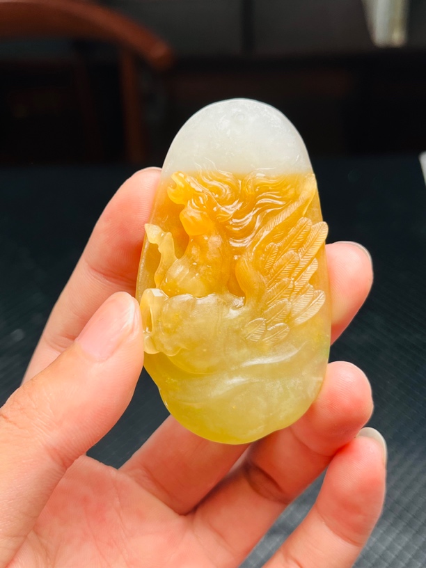 非洲翠纯天然A货马牌马到成功冰黄