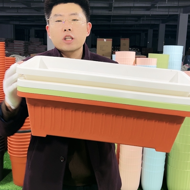 清仓竖纹菜盆长55宽24高17白色3套