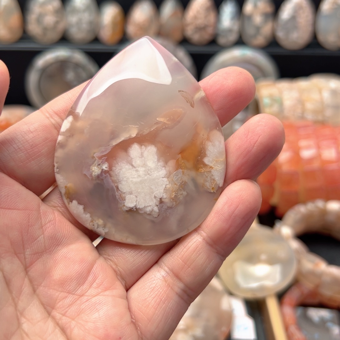 全***洗玛瑙/玉髓合金颈饰