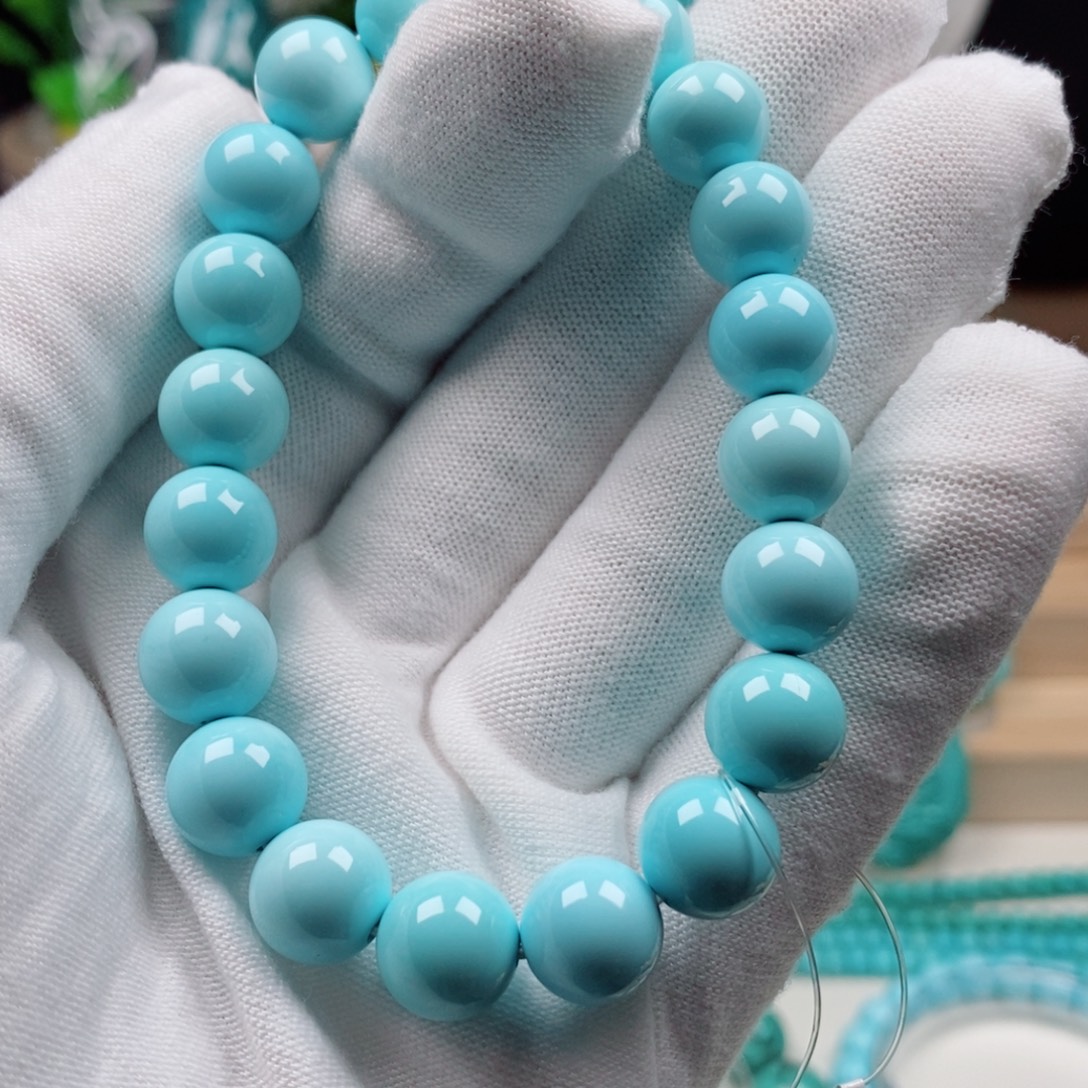 楽***神绿松石未镶嵌新款