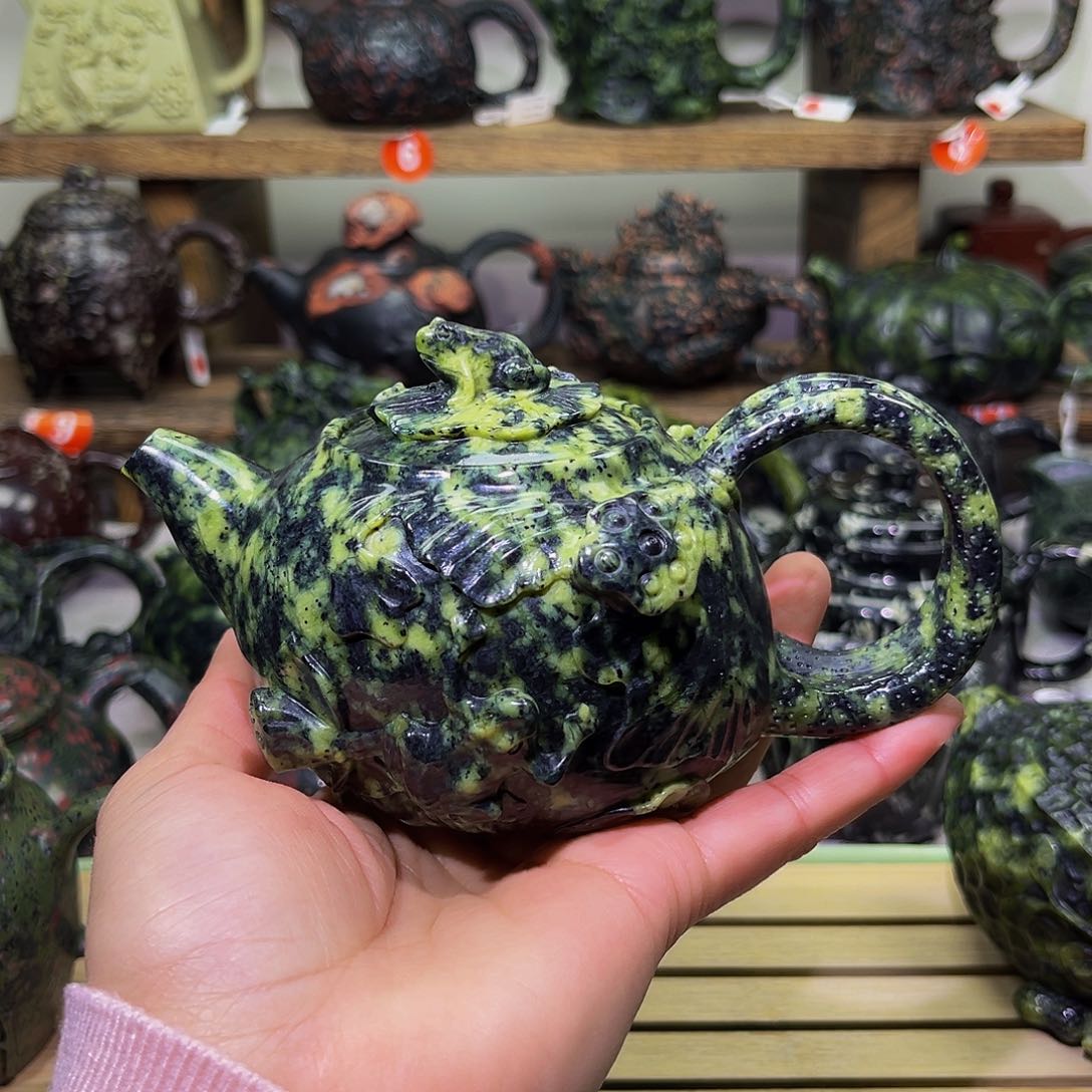 藏玉药王石精品壶