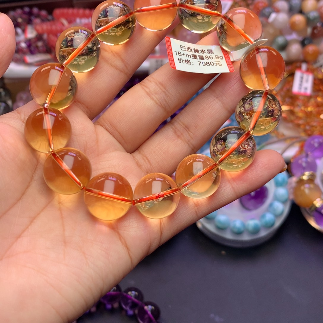 未镶嵌水晶手链手链