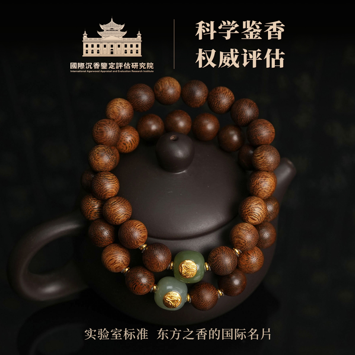 沉香「国际沉香研究院官方」越南芽庄白奇楠老料单圈（多样性发一）