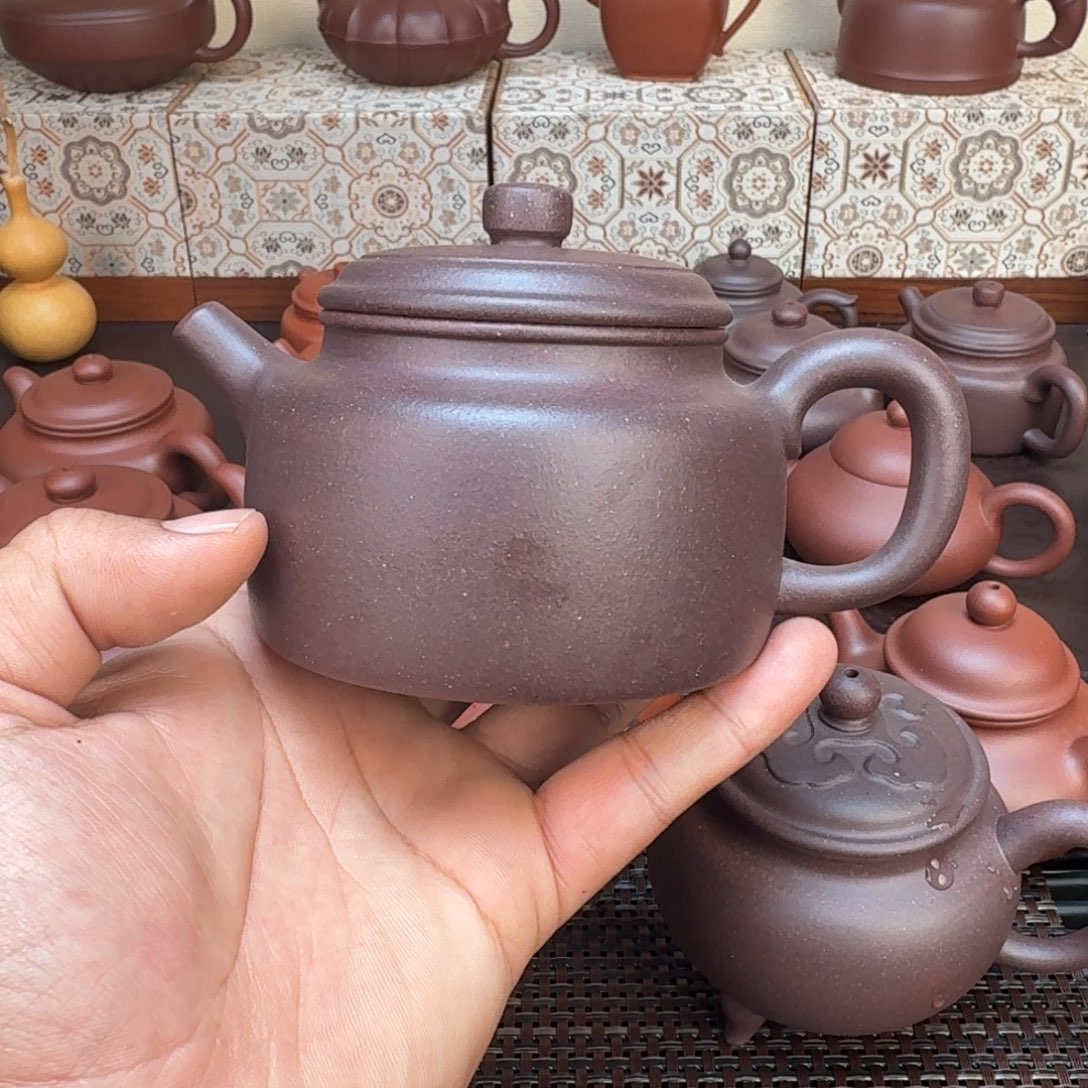 老****茶壶紫砂原矿紫泥德钟240cc