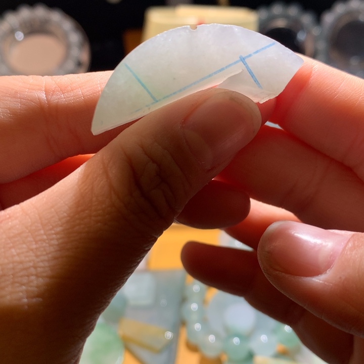 翡翠未镶嵌颈饰小*00000004