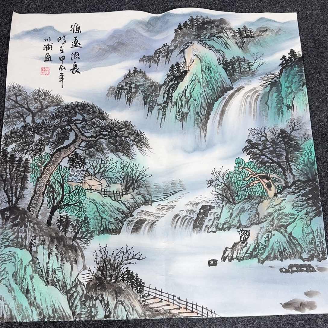 尚古里过画画心一个