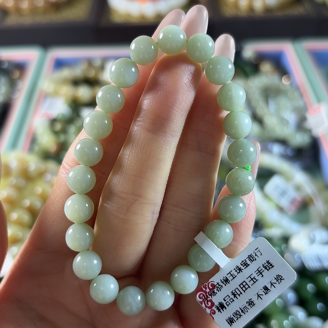 和田玉未镶嵌手链168