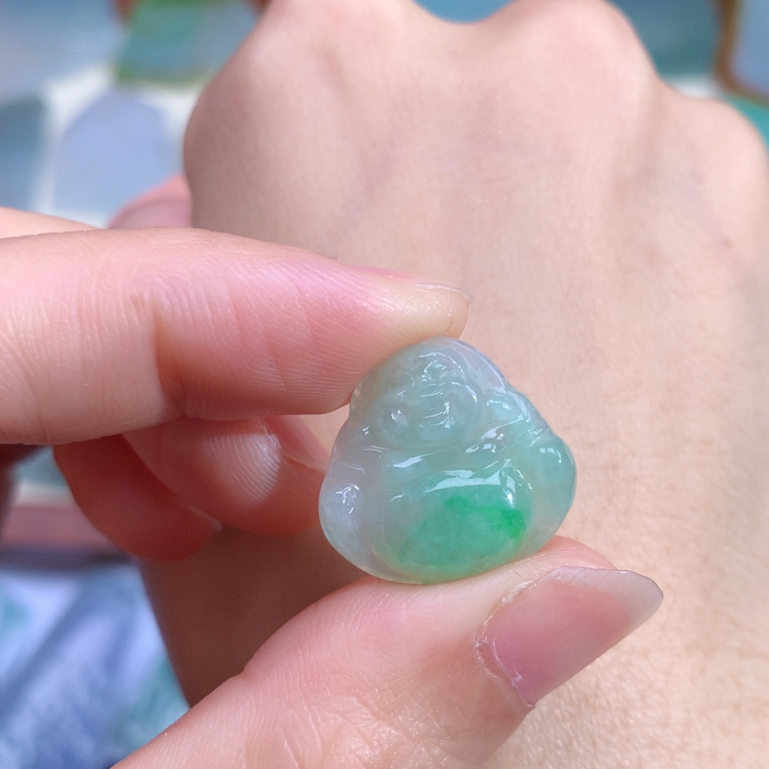 翡翠未镶嵌颈饰天然缅甸翡翠包邮