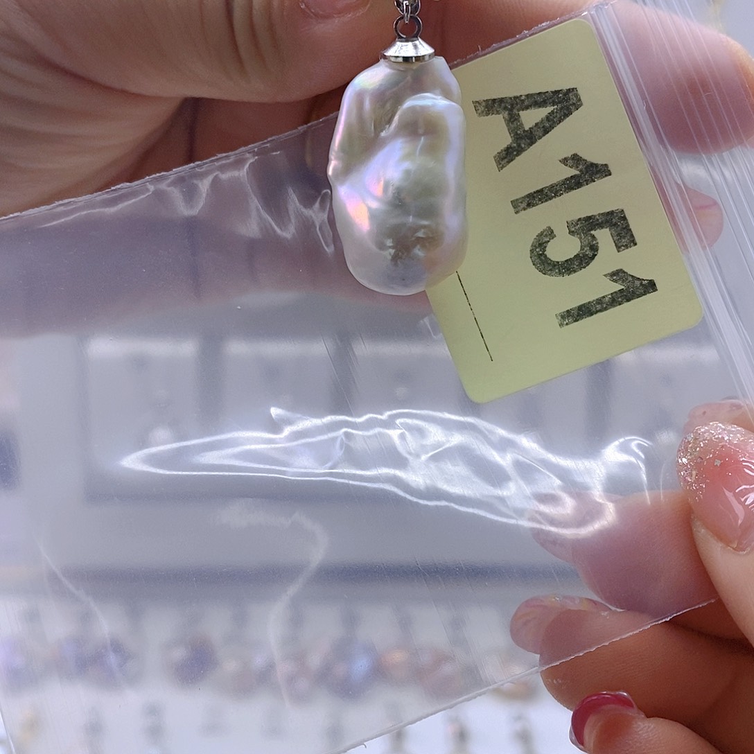 淡水珍珠颈饰银S925镶嵌