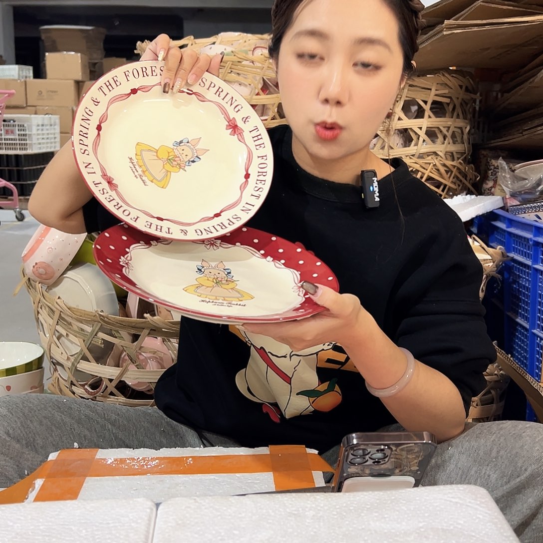 潮州陶瓷工厂微瑕9寸10寸