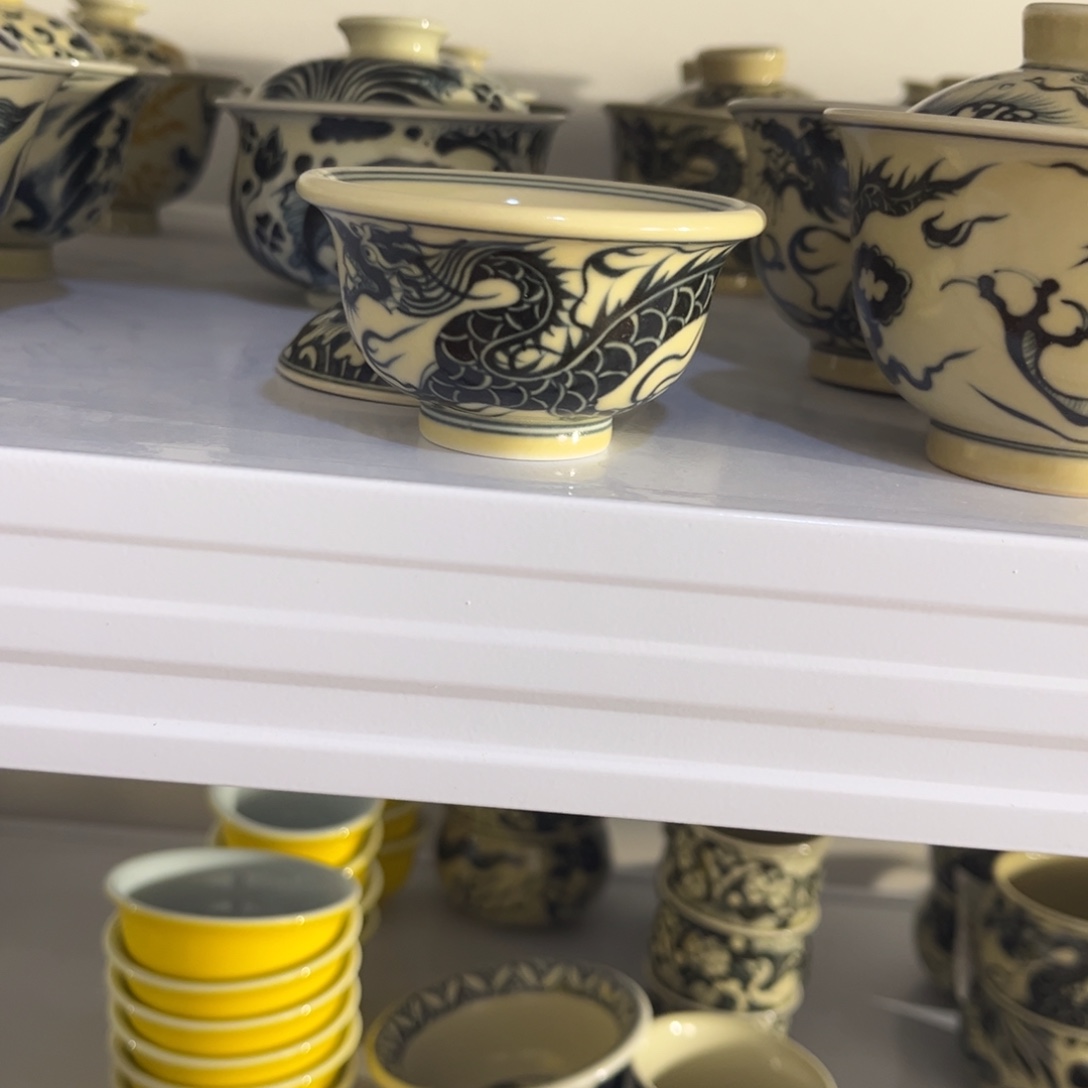 大***兄陶压手杯龙纹压手