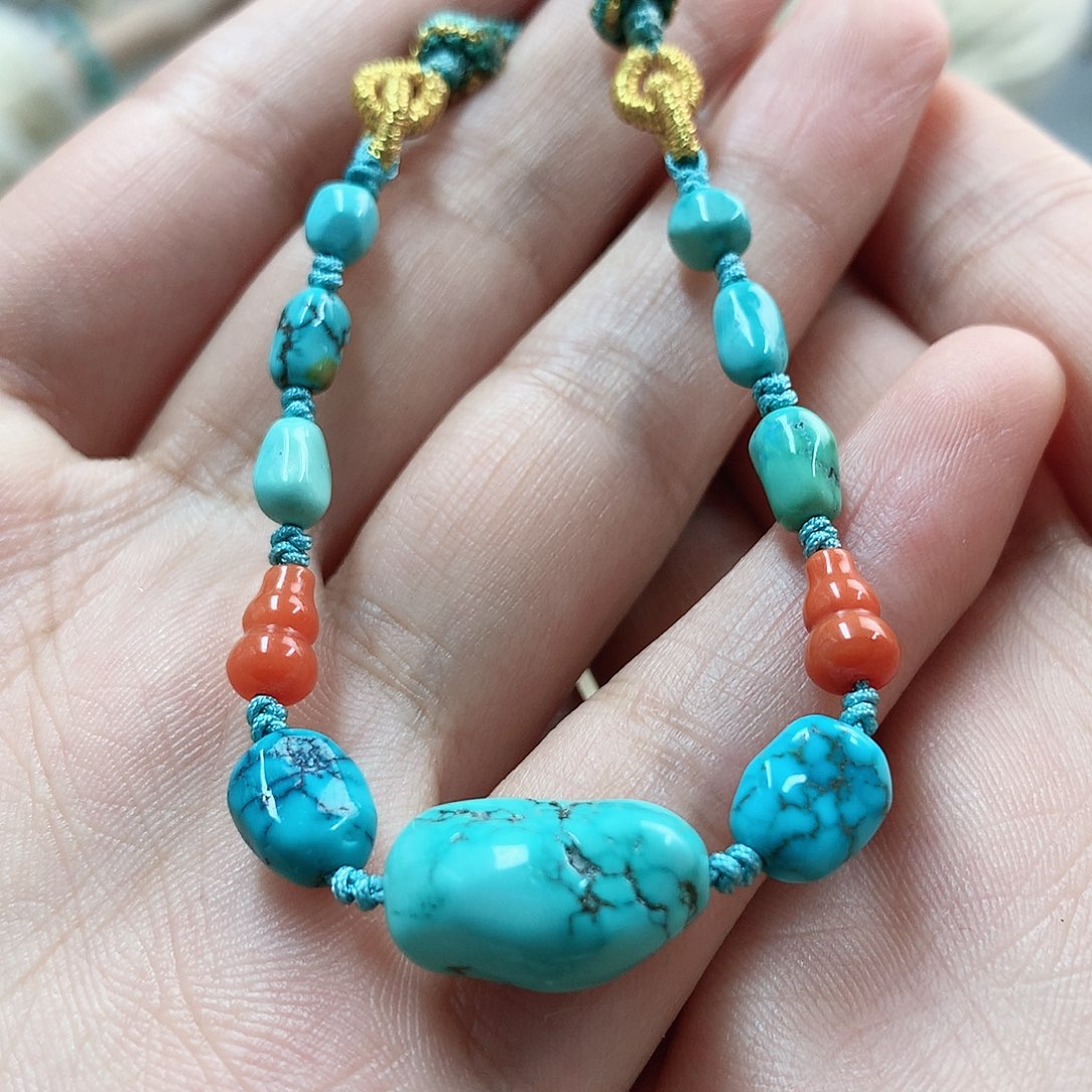 未镶嵌绿松石珠宝奇石