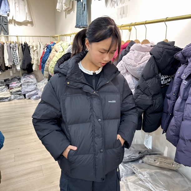 〈丁丁优选〉2905冬新款男女童韩版连帽羽绒服90白鸭绒中大童羽绒服