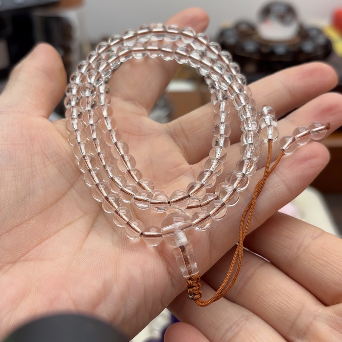 未镶嵌手链水晶手串108