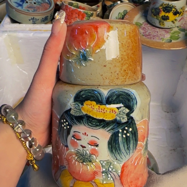 瓷片景德镇陶瓷手工手绘