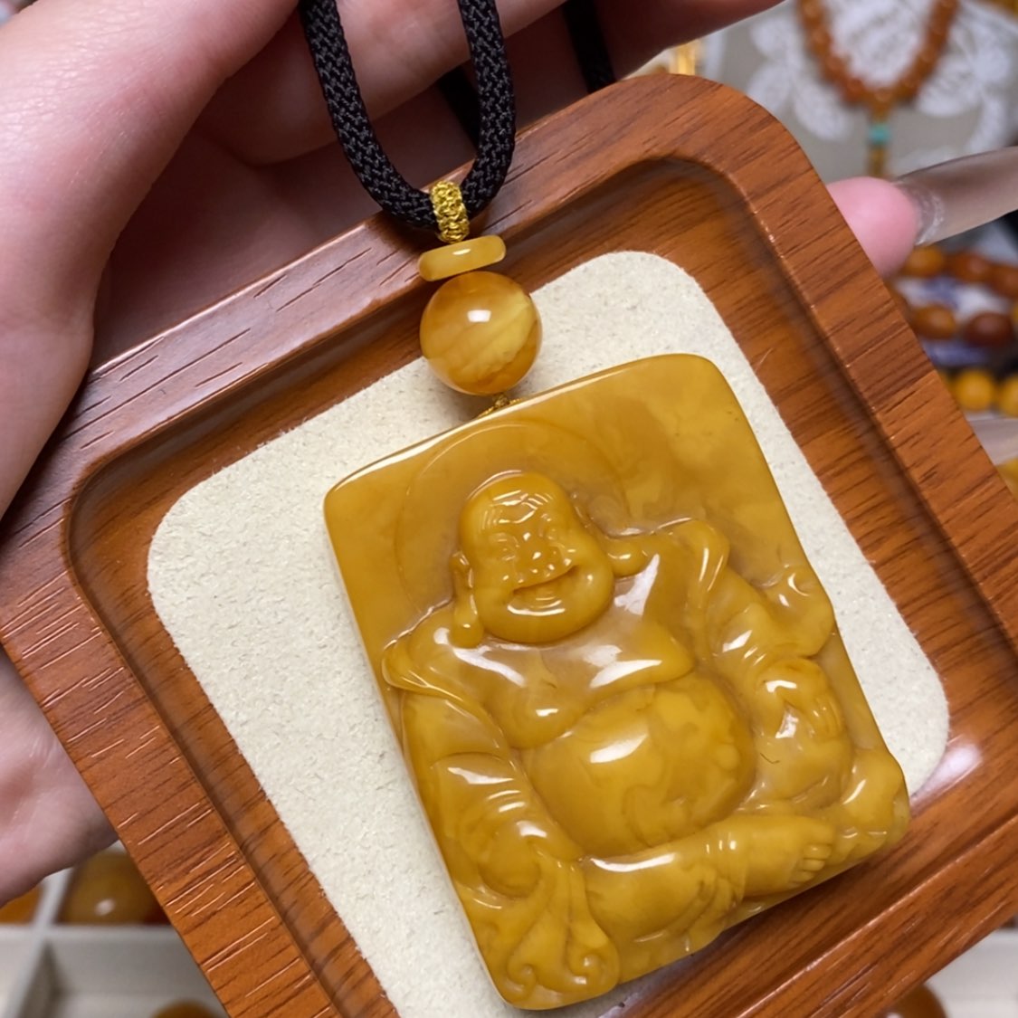 【闪购商品】蜜蜡颈饰未镶嵌项链