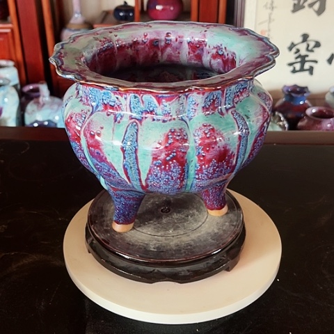 瓷片朱全手工制作工艺制作精美