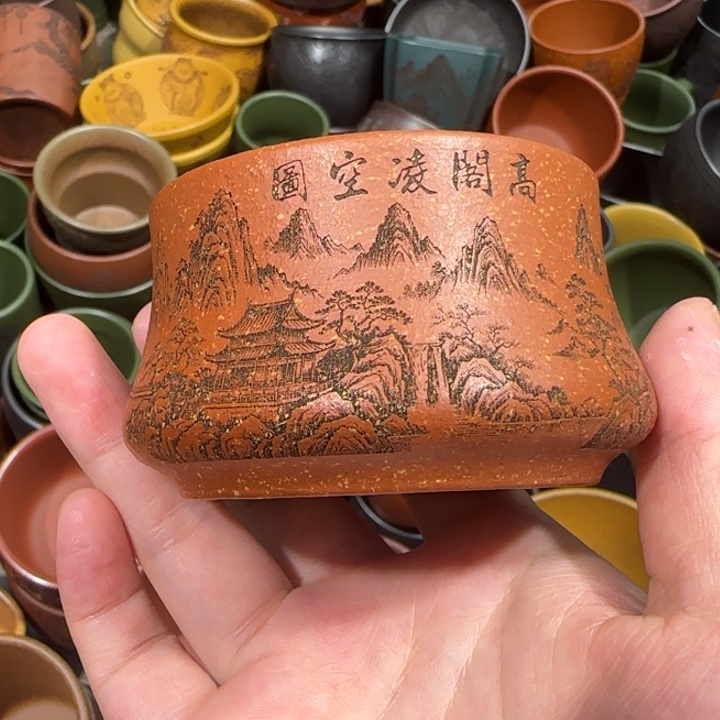 茶杯紫砂全手工紫砂
