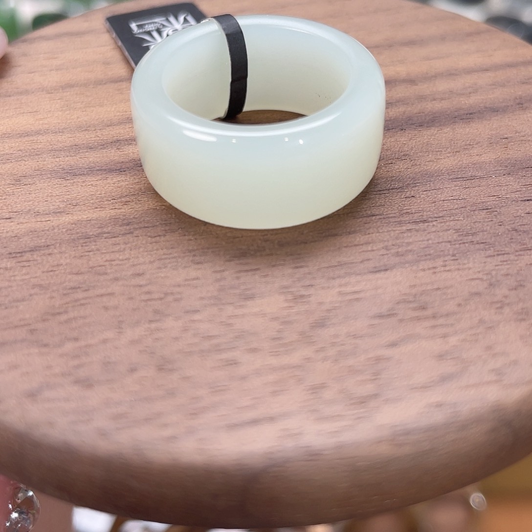 和田玉戒指未镶嵌16-18.6