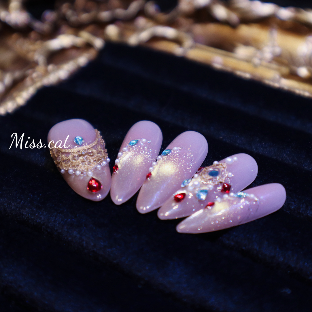 Mico 『壁上观D925』Vitange宫廷复古风，彩宝高奢重工穿戴甲