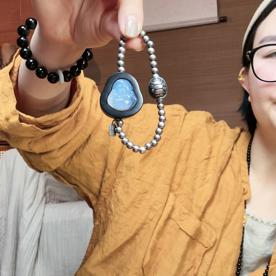 纯铜石英石手串米勒