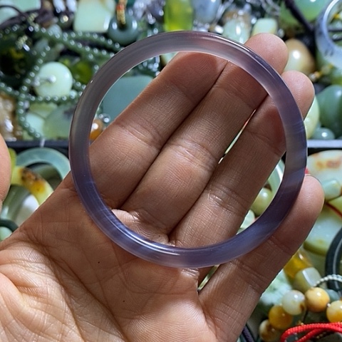 玛瑙/玉髓手镯未镶嵌58口径