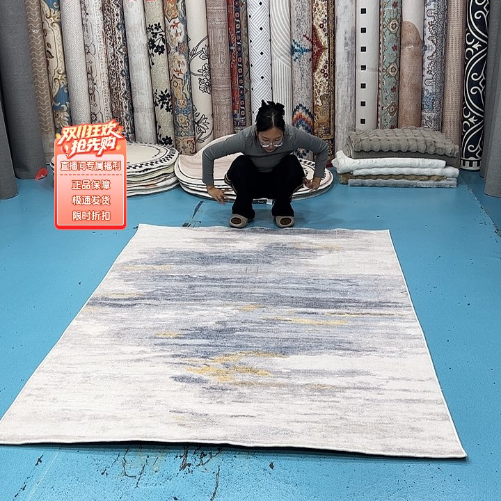 混纺160×230尺寸误差±1-3cm加厚仿羊绒瑕疵特价