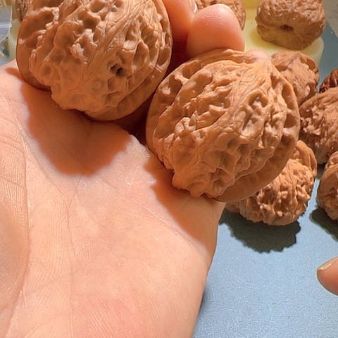 文玩核桃把件野狼39