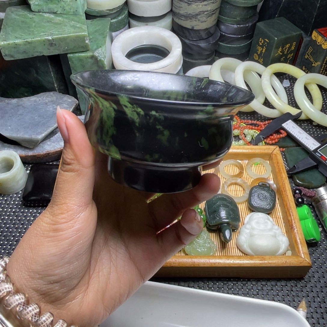 未镶嵌和田玉珠宝半成品