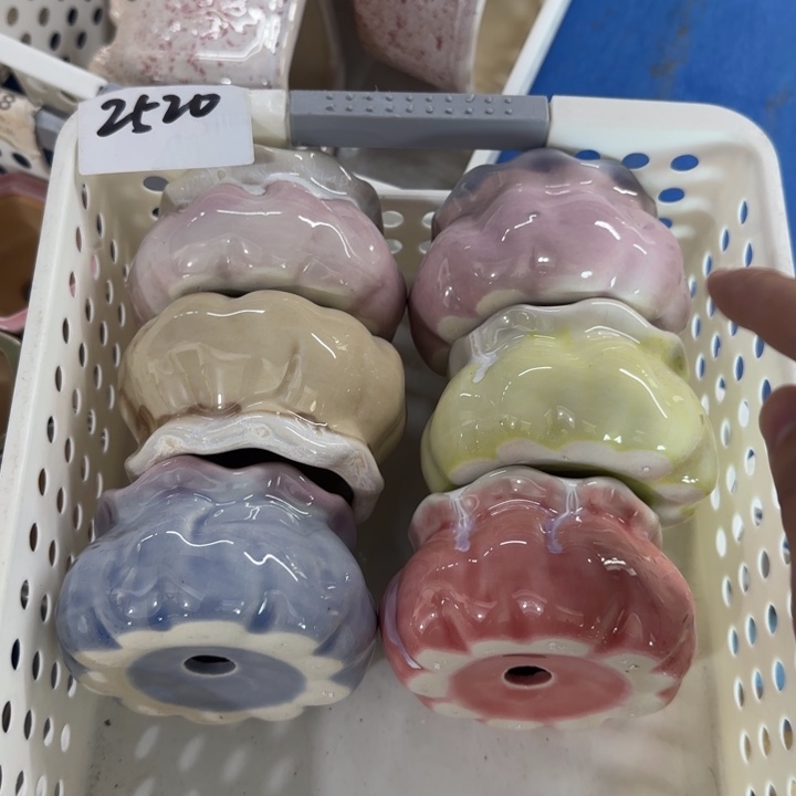 陶瓷多肉小花盆@@2520