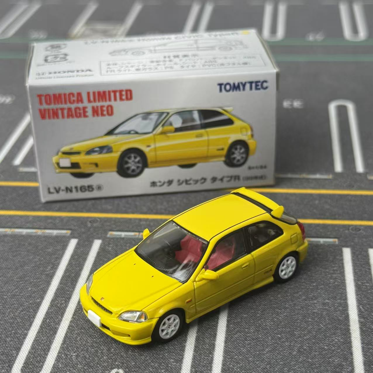 TOMYTEC TLV LV-N165a  思域 Type-R ek9  老车沙疹泡 日版