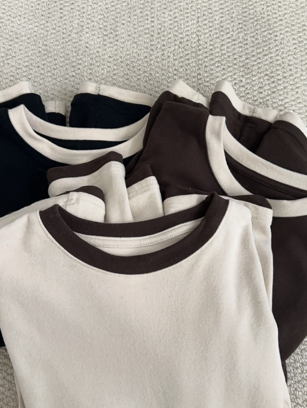 双面绒自发热圆领加厚打底衫直播间扣号链接下单备注编码