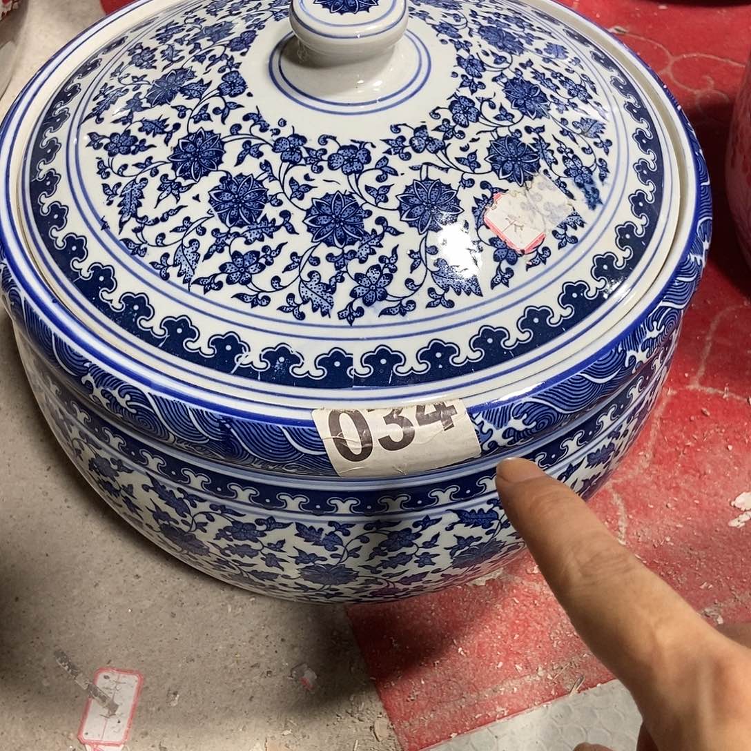 瓷片景德镇陶瓷罐20斤
