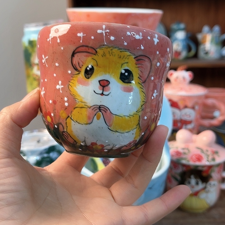 陶景德镇釉下手绘陶瓷 