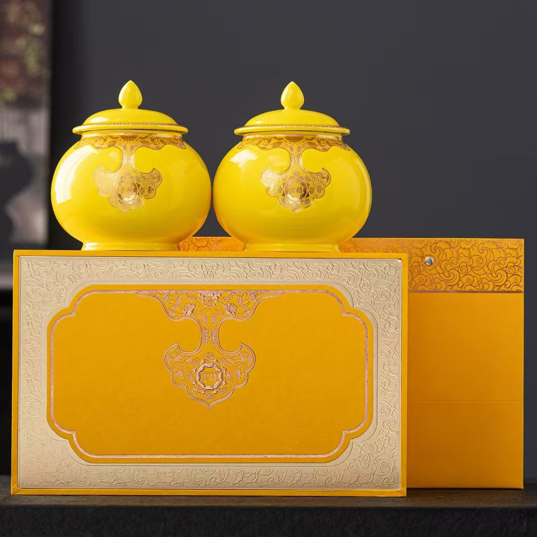 【顺丰包邮】黄金芽新茶绿茶过年过节茶礼250g（宫禧）