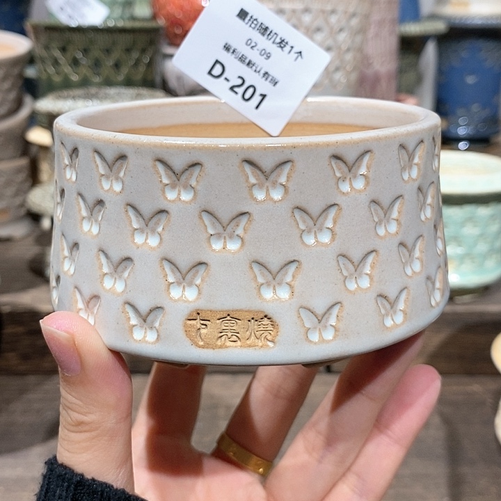 七里烧花盆2-9-201口径8