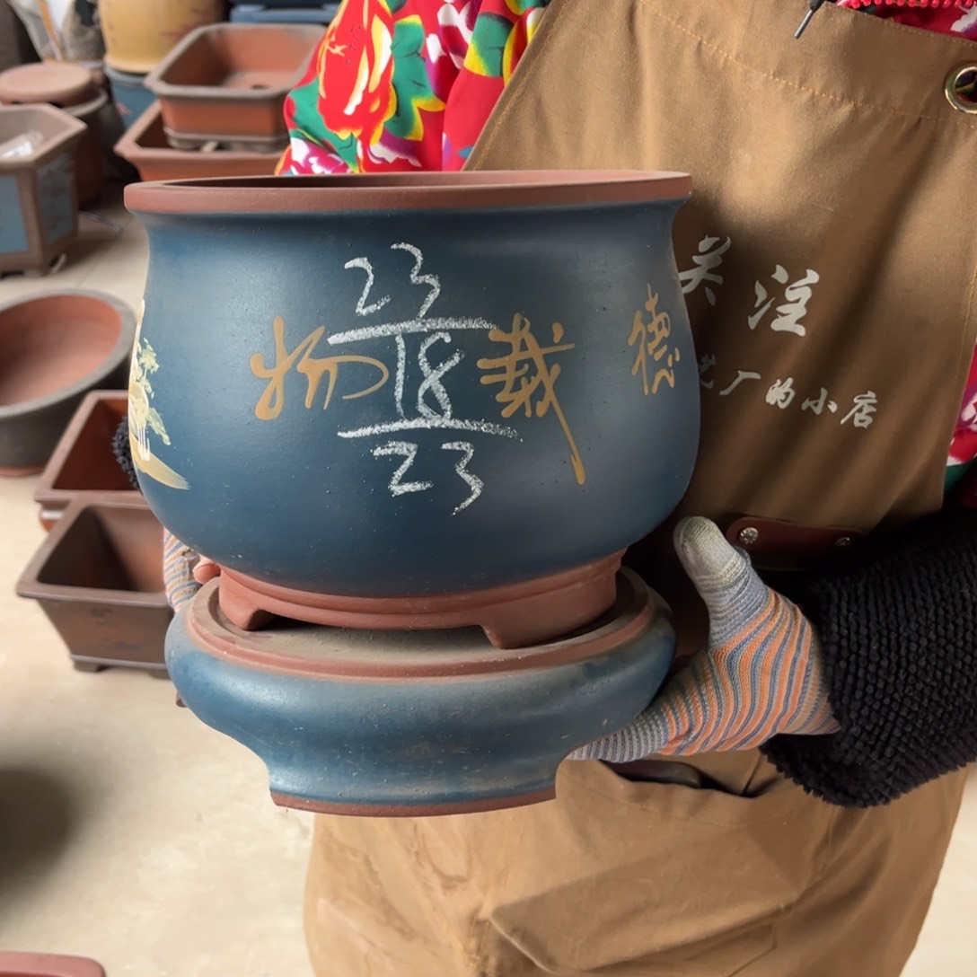 紫砂花盆盆景艺术