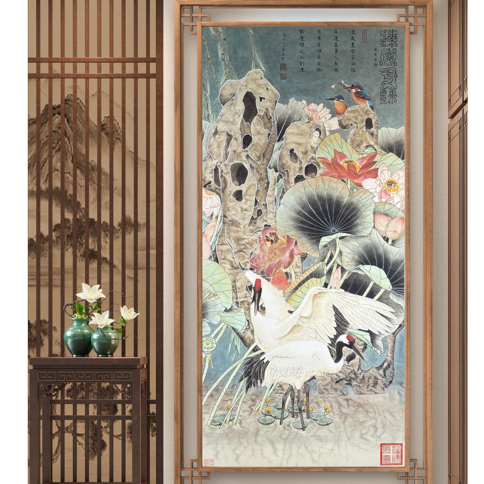 黄逸宾教授作品《连年有余》