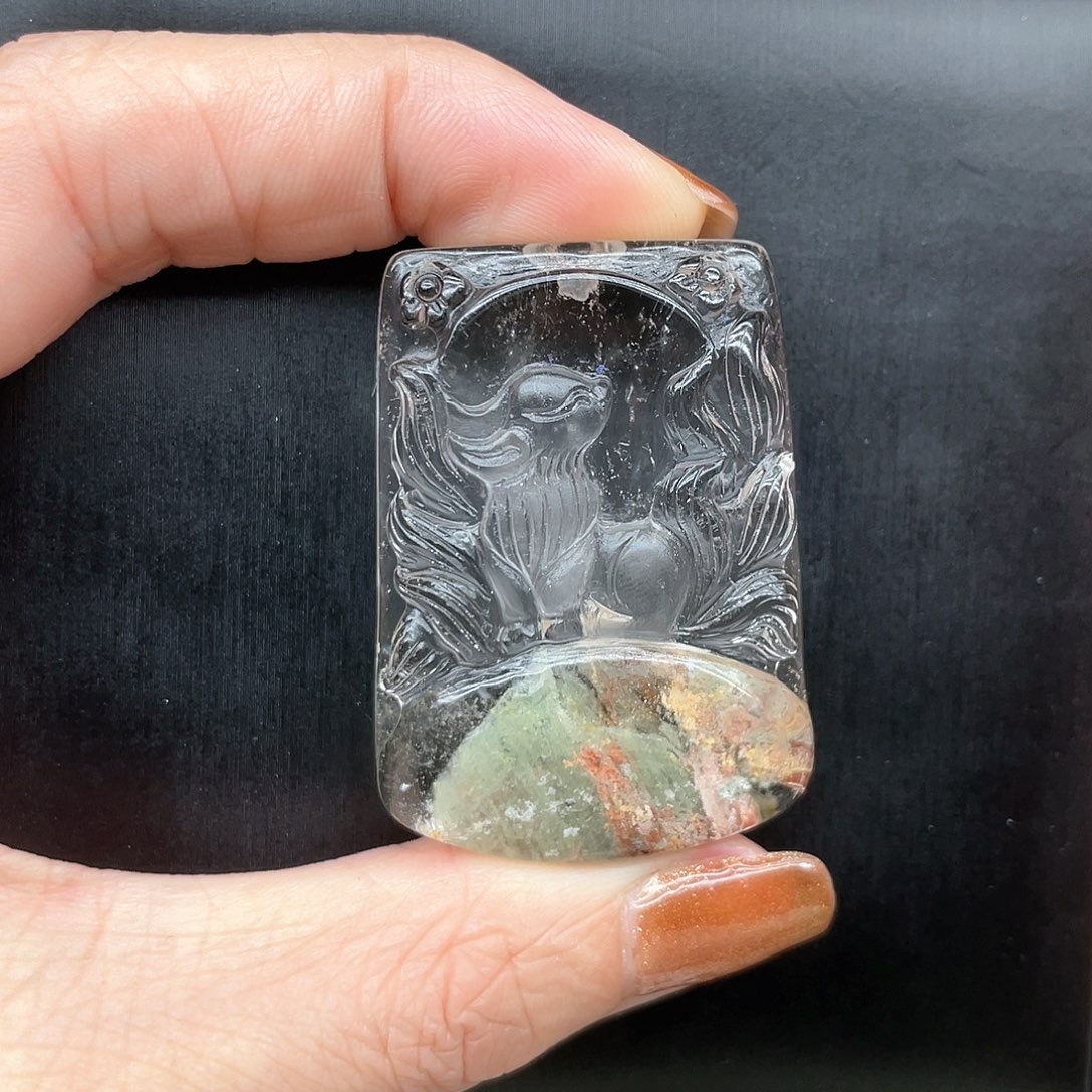 水晶吊坠(不含链)未镶嵌