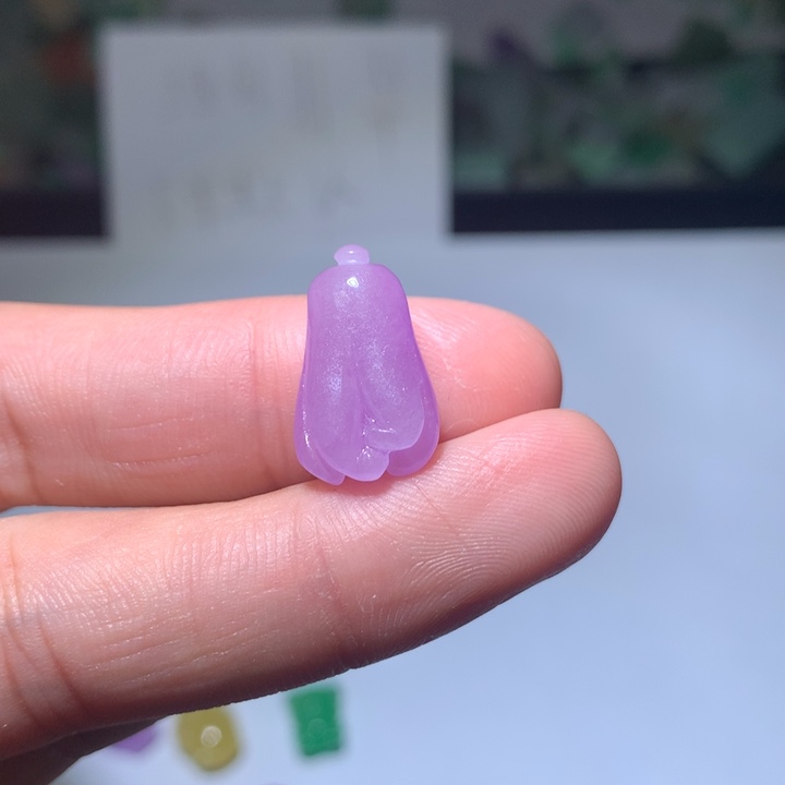 我***福翡翠未镶嵌颈饰挂件